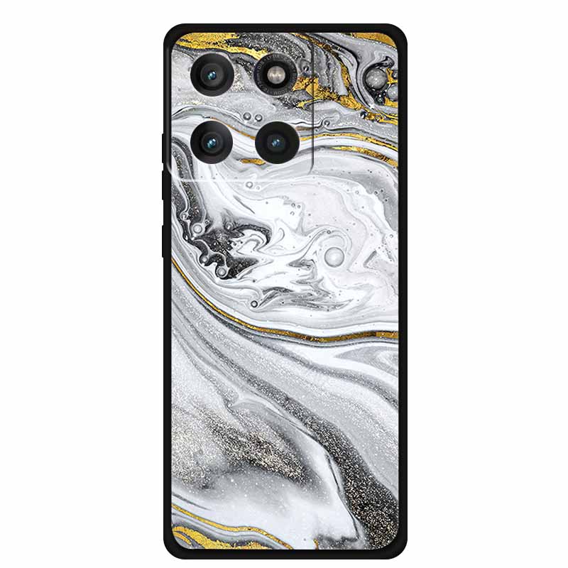 For Moto Edge 60 Pro Case XT2507-1 Coque Multi Colored Marble Pattern Soft Silicon Back Cover for Motorola Edge 60 Pro 5G Bumper