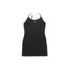 Nike Solid Color Knitted Sleeveless Dress Women Dresses Black DM8878-010
