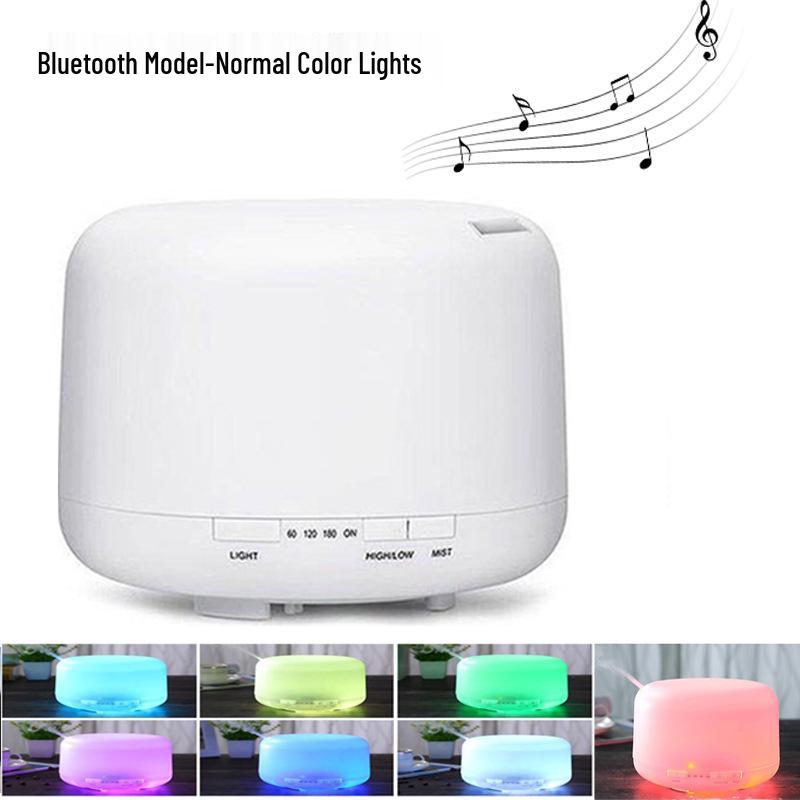 "MUJI Ultrasonic Humidifier: 500ml Aromatherapy, USB-Powered, High Fog Capacity Home Appliance"