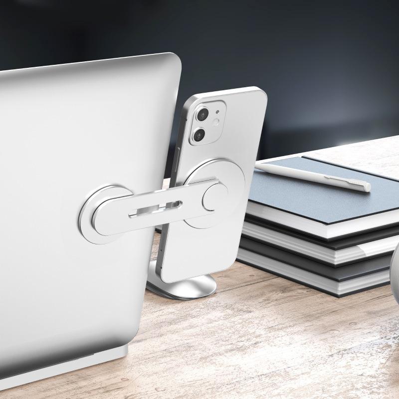 Magnetic Phone Holder For Laptop Phone Holder Magsafe Laptop Phone Side Cell Phone Stand Mount
