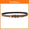 Dames Leren Riem Casual Mode Koeienhuid Smalle Taille Riem Voor Buitenkleding