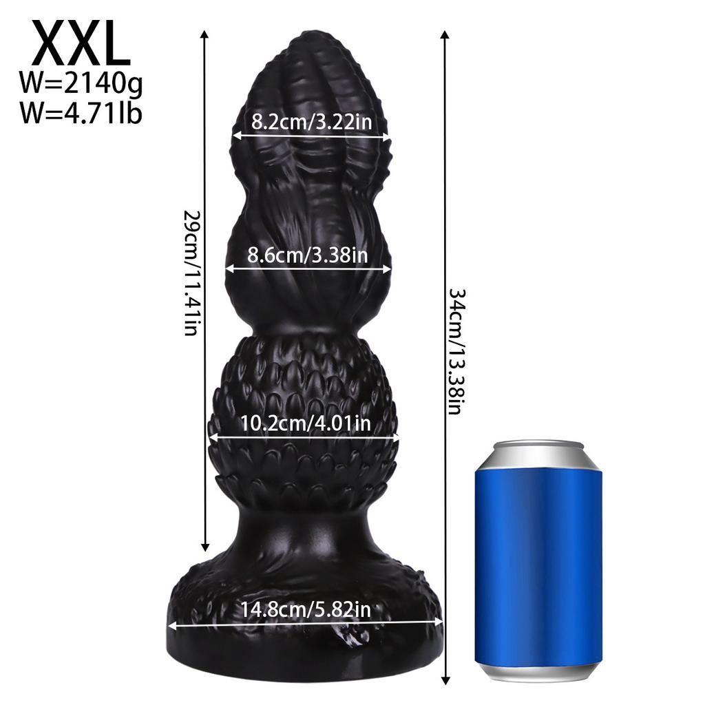 Extra Large PVC Soft Dildo Fisting Butt Plug Masturbator Anal Dilator Adult Sex Toy Big Dick Strap On Penis