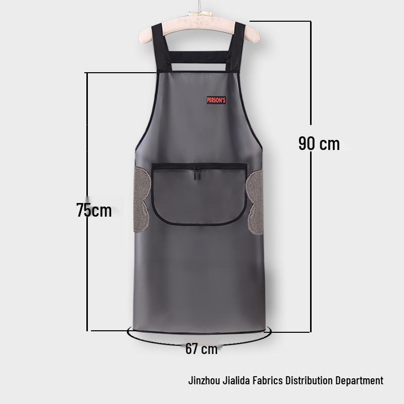 Unisex TPU Waterproof & Oil-Proof Transparent Apron for Cooking & Catering with Custom Logo