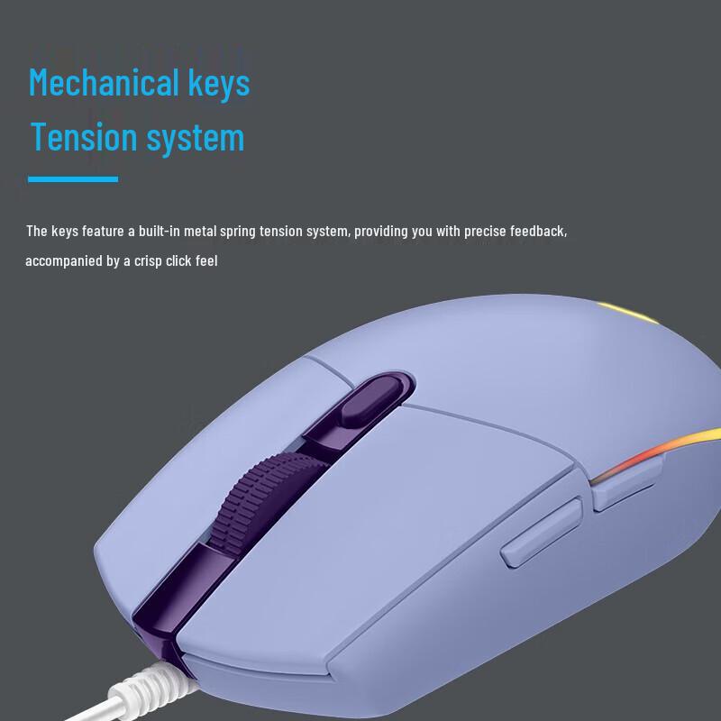 Logitech G102 LIGHTSYNC Wired Gaming Mouse 2nd Gen