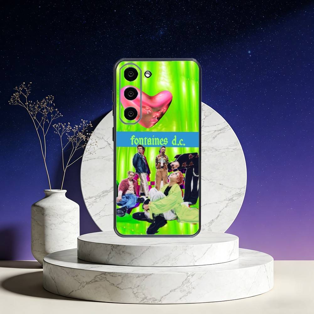 Fontaines DC Romance Cool Phone Case For Samsung Galaxy A73,A72,A71,A70,A53,A52,A51,Others Soft Black Cover