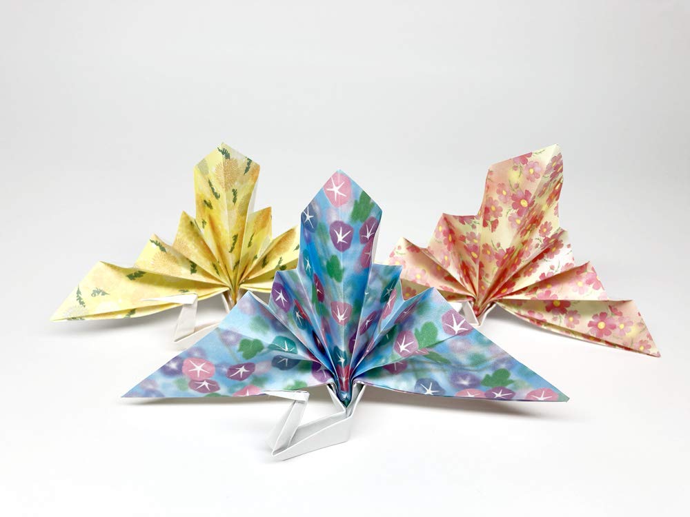 Antibacterial Origami Paper with 96 seasonal Japanese designs