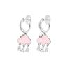 Zirconia Enamel Cloud Water Drop Ear Clip - Non-Piercing, Versatile Jewelry for Women