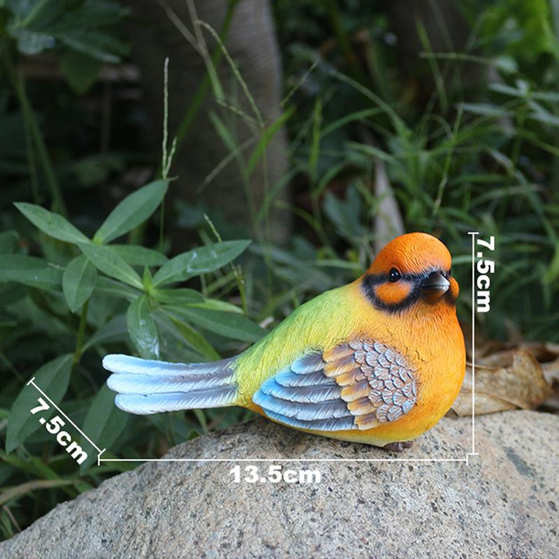 Cartoon-Simulation Vogeldekoration Außenbereich Garten Hof Landschaftsverzierung