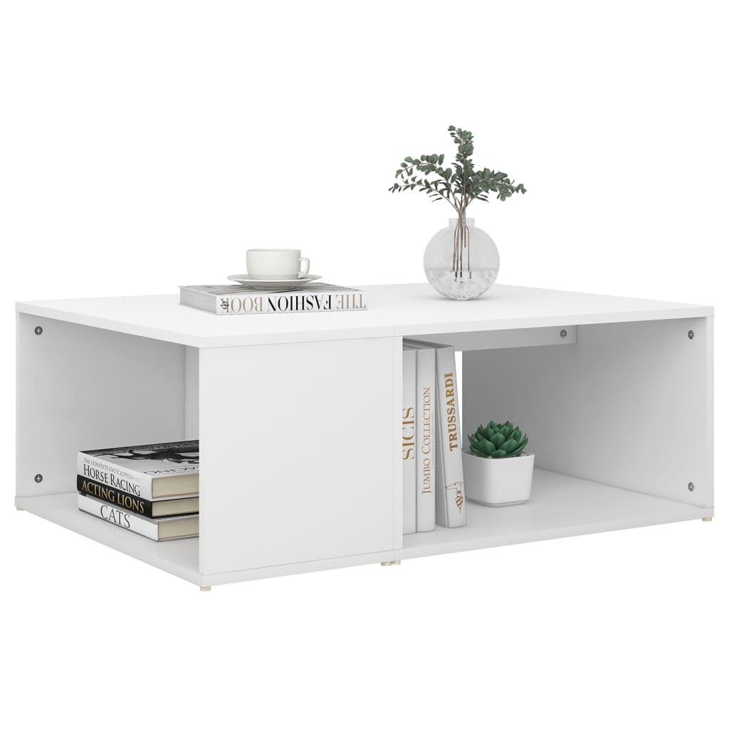 Coffee Table White 90 x 67 x 33 cm Engineered Wood