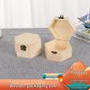 Available: Pine Wood Hexagonal Gift Box & Heart-Shaped Arched Treasure Chest Jewelry Storage Box