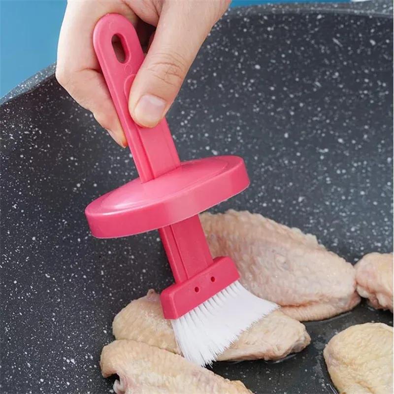 2 Piece Grill Brush Japanese Oil Brush High Temperature Resistant Cuisine Kitchen Household Baking With Bottle Brush