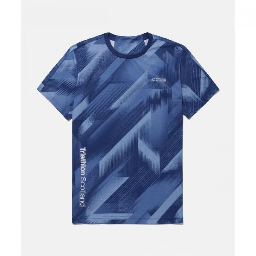 

Футболка DescenTe Sco Round синяя BLU0BLUE/100
