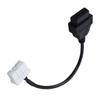 Kabel Adaptera 12 Pin do 16 Pin Wiązka Złącza Diagnostycznego Zamiennik dla Tesla Model S 2012 do 2015