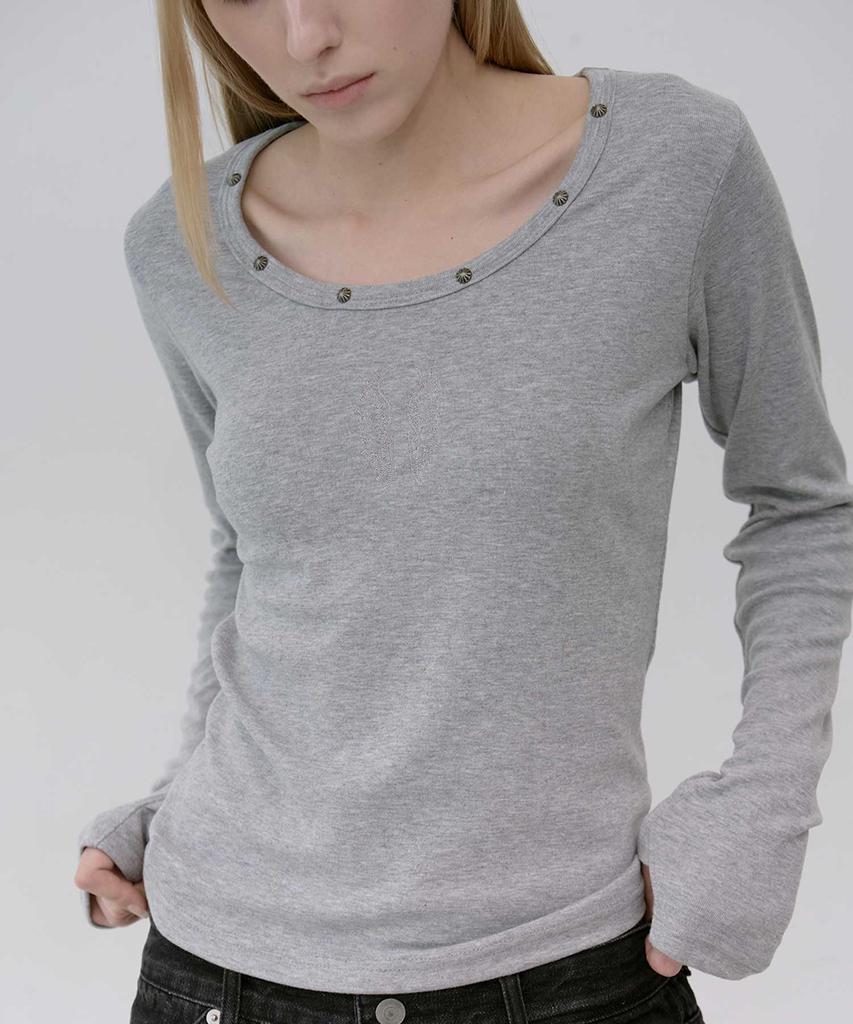LEKIM Lwe U-Neck Long Sleeve (Gray)