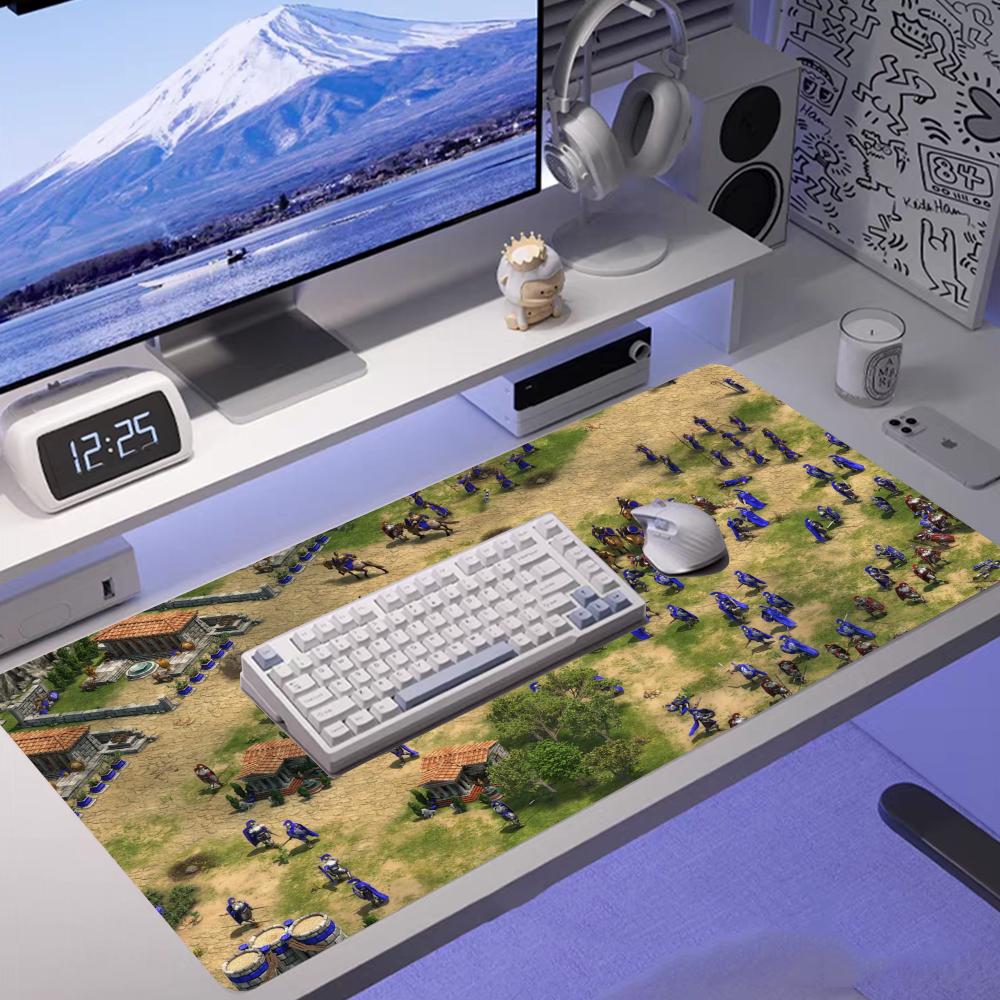 Age Of Empires Gaming Mouse Pad E-sports Gaming Mouse Pad Oversized Personalized Desk Pad Keyboard Mouse Pad Non-Slip Desk Mat