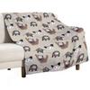 Opossums Pack Throw Blanket Decorative Sofa Cute Plaid for Sofa Sofa Blankets