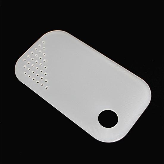 Outdoor Camping Mini Cutting Board with Drainage Hole Portable Clear Non-Slip Food Grade Multifunction Vegetables Fruits Meat Chopping Board