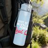 1PC Real Quick Red Letter Art 750ml Color Plastic Sports Water Bottle Leakproof Flip Straw Lid Suitable for Sports Office Home Use