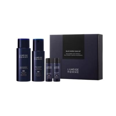 Homme Blue Energy EX Men Skincare Duo Set Toner Lotion Special Set Toner Lotion with Gifts