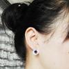 AAA Zircon Inlaid Classic Versatile Stud Earrings - European & American Style