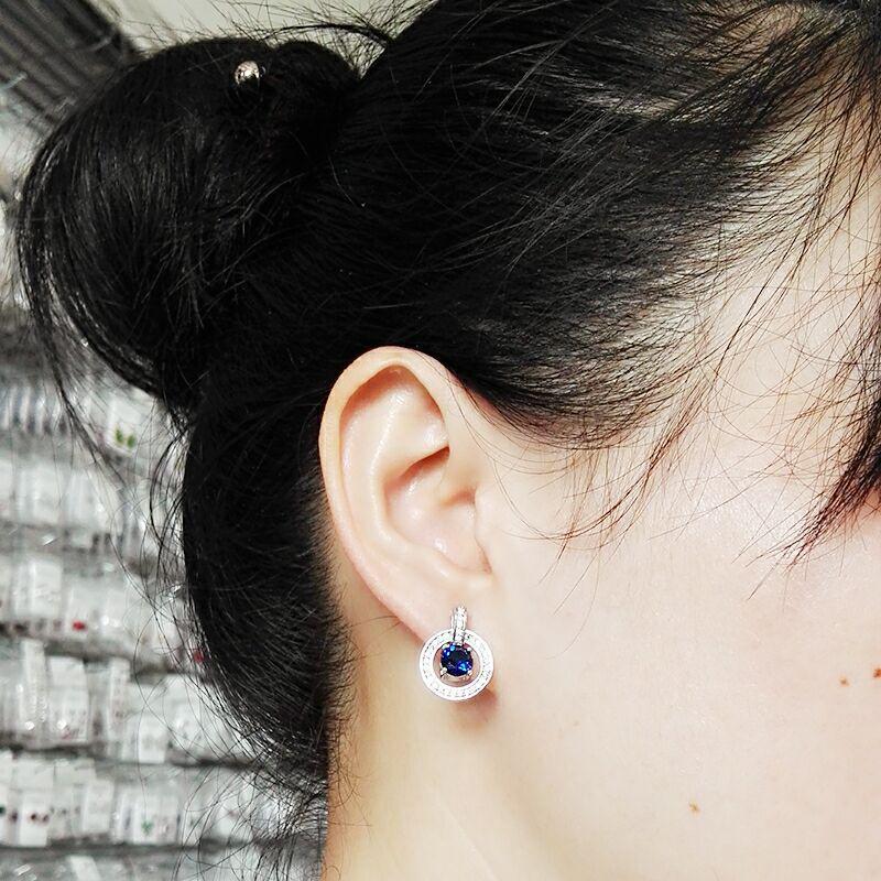 AAA Zircon Inlaid Classic Versatile Stud Earrings - European & American Style