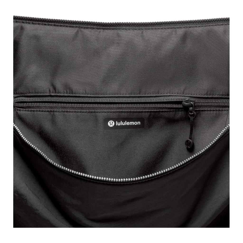 Lululemon Cabrio-Serie 16L Raffiniertes Design Nylon Umhängetasche Große Damen-Taschen Schwarz LW9GHWS-073525