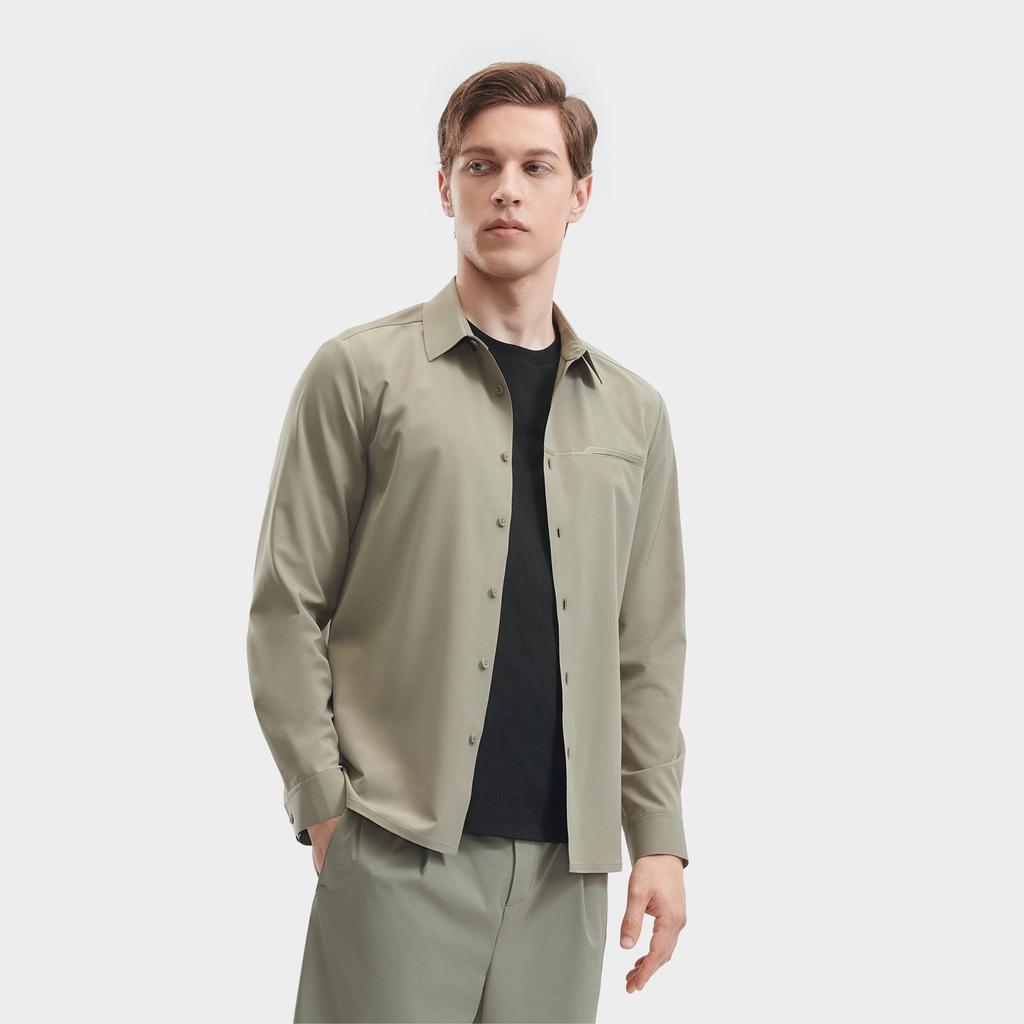 New FILA Shirts Men's Taupe F11M422403FGY