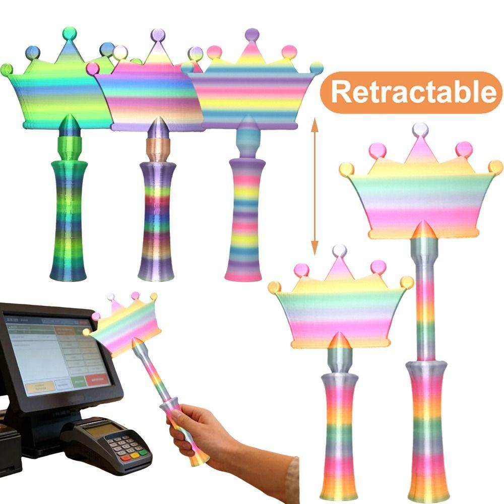 Intrekbare Staaf Tik om te Betalen Magische Staaf 3D Geprint Contactloos Betaalkaarthouder Draagbare Tik-om-te-Betalen Creditcardhouder Cadeaus