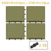 High-Standard Decool First-Class 16X16 First-Class Baseplate Superior-Grade Mosaic First-Class Pop First-Class Pixel Premium-Quality Art Top-Grade