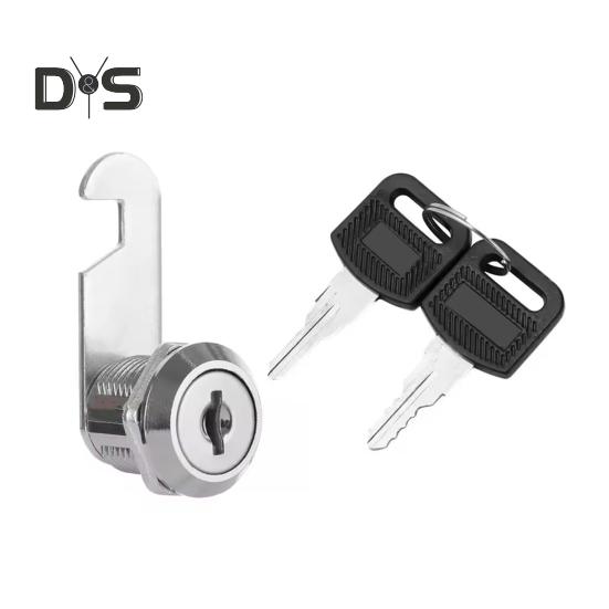 Drawer Lock with 2 Keys Heavy Duty Zinc Alloy Universal File Cabinet Wardrobe Furniture Storage Locker Door Mailbox Toolbox Cam Lock Replacement