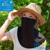 UV Cut Face Cover Mask Silk Breathable 100 Fabric Washable Ladies Sunburn Prevention Sunshade Protection Summer Use Moisturizing Cool Sensation Full