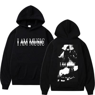 Raper Playboi Carti I Am Music Nowy Album Nadruk Graficzny Bluza z Kapturem Męska Bluzy Nowa Moda Nadrukowane Litery Graficzne Bluzy Casual