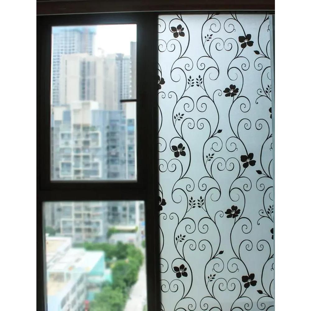 2/3/5M Matte Stained Window Film Privacy Frosted Vinyl for Home Self Adhesive Glass Film Heat Insulation Window Tint Stickers