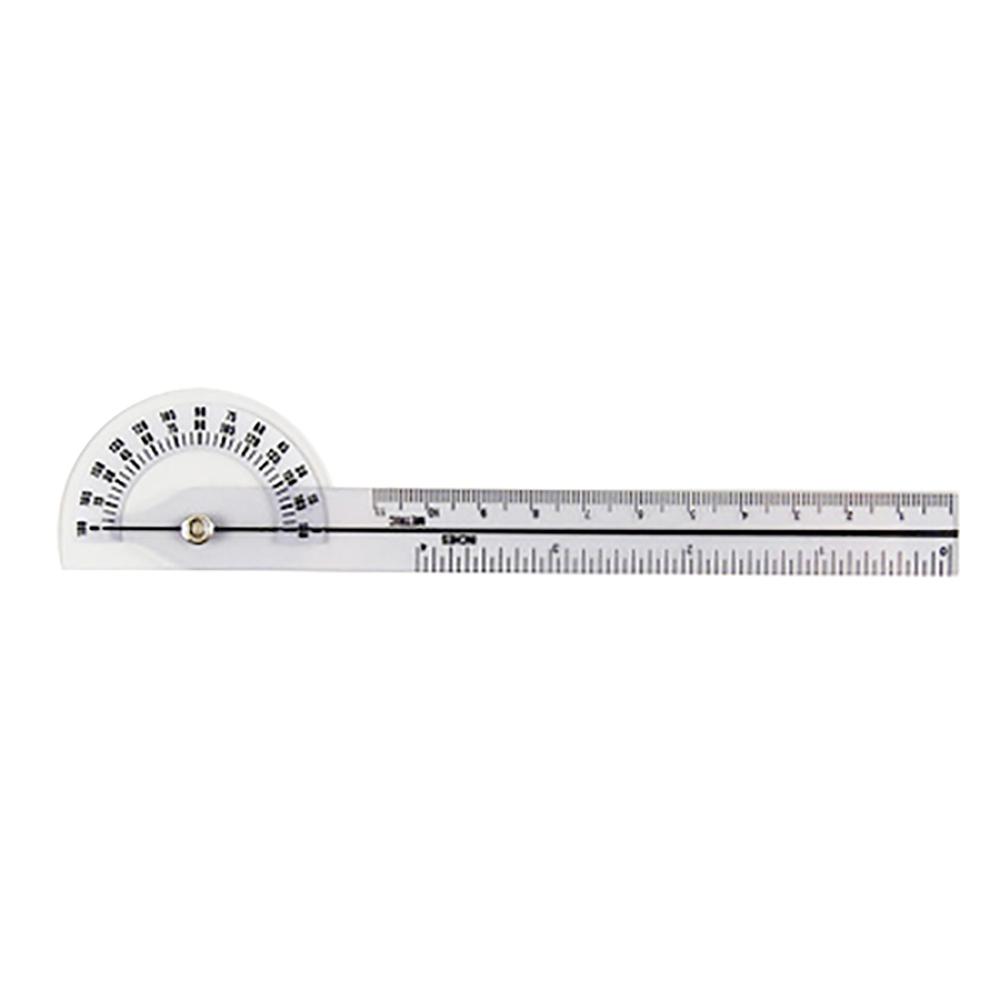 6pcs Plastic 360 Degree Goniometer Angle Protractor Ruler Measure ...