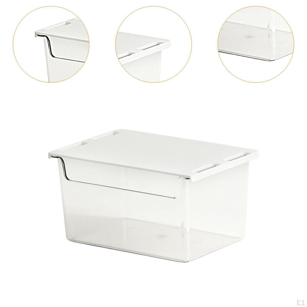 Desk Drawer Storage Solution for Kitchen And Office with Transparent Design