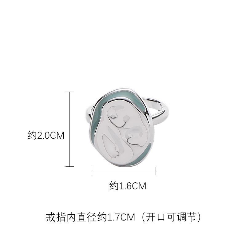 Green oil drop pleated necklace fringed collarbone chain cold wind Spice Girl necklace wholesale