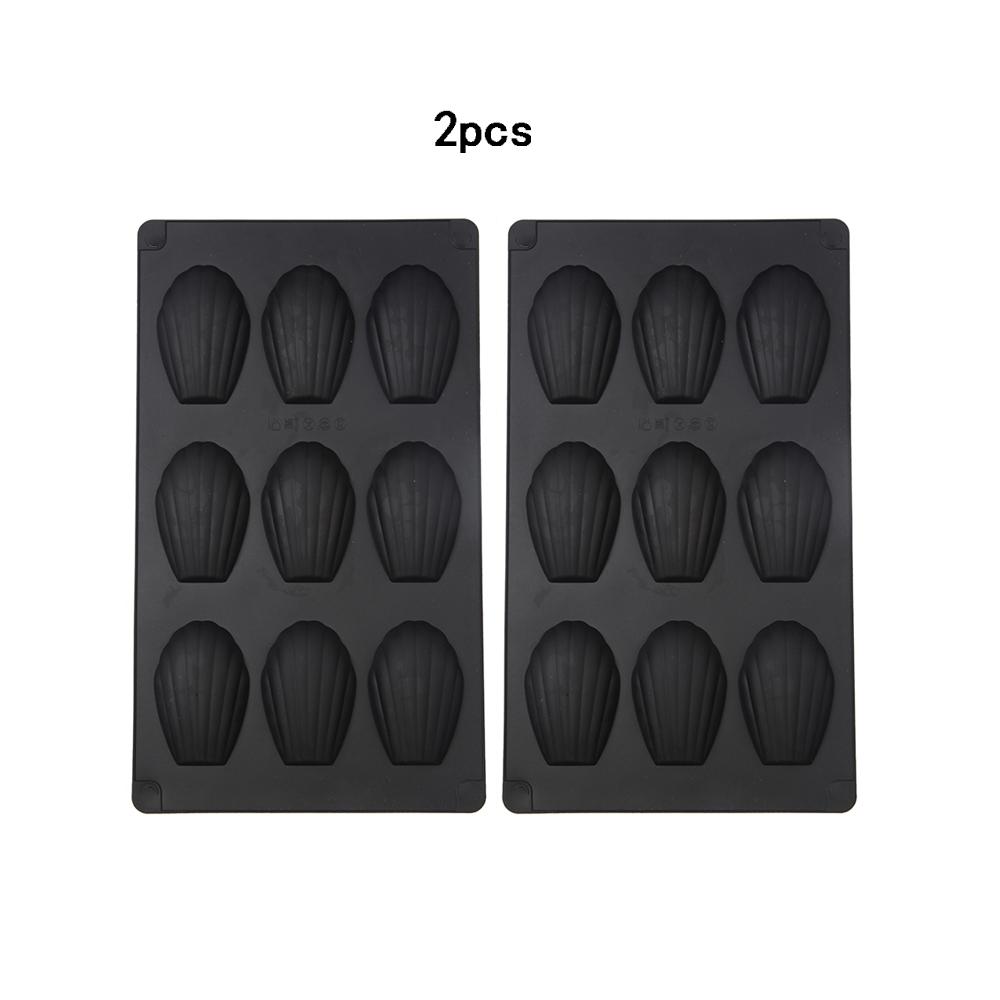 

1/2шт 9-гнездная силиконовая форма для печенья Madeleine, антипригарная форма для выпечки печенья Madeleine, инструмент для выпечки