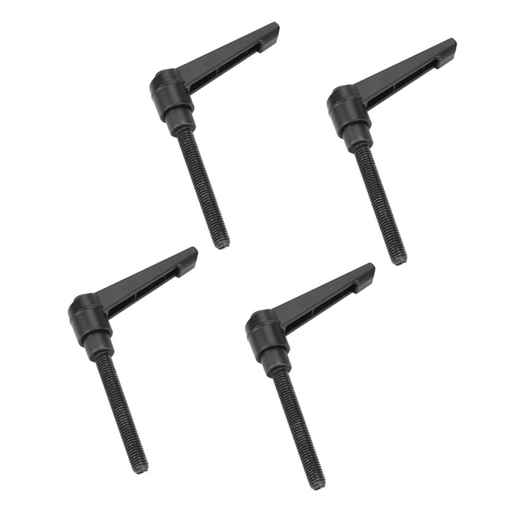 4 Stück Metall-Maschinenknöpfe   Befestigungsgriff M6 Außengewinde (16 mm)