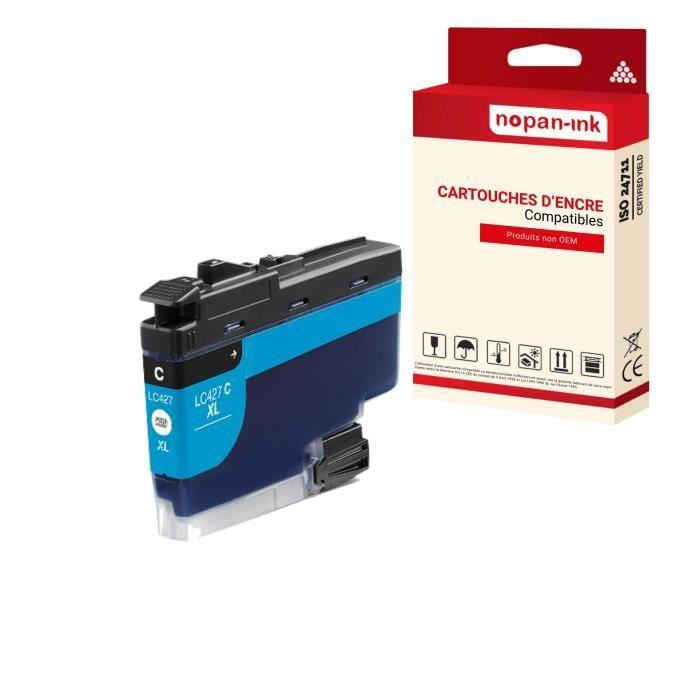 Cartridge for BROTHER LC427 LC427XL Compatible Cyan X 1 - NOPAN-INK with HL J6010DW, MFC J5955DW, MFC J6955DW, MFC J6957DW, MFC J69