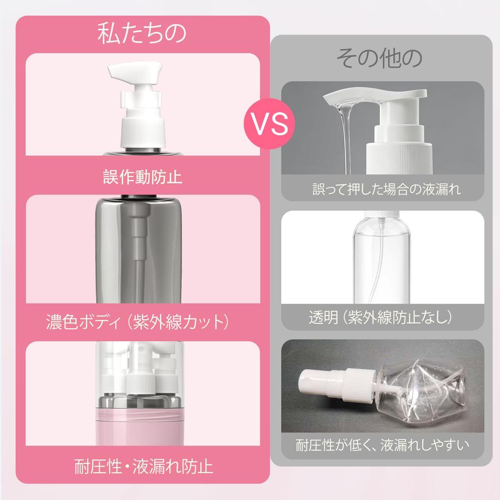 Travel Small Bottle Set Press Bottles 1 Spray Suitable for and Body Wash Ideal Storage Item for Business Trips and Travel [RRJIA-Fa] 4-in-1 (3 +