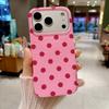 Applicable iPhone16 mobile phone case retro IMD polka dot color anti-drop protective case 17Pro all-inclusive case 15plus