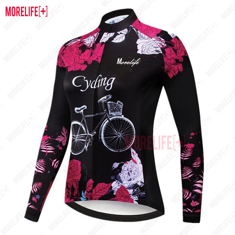 MLC Quick-drying Bike Shirt Summer Long Sleeve Cycling Shirt Top Ropa Ciclismo Women's Cycling Jersey Breathable Mtb Bike Jersey