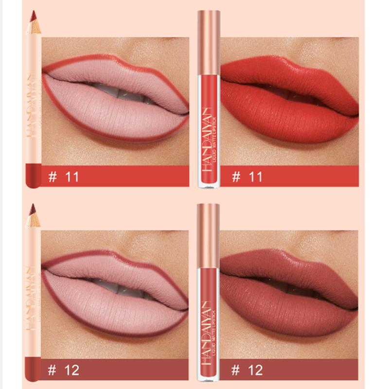 12pcs Lip Sticks Tool Beauty Waterproof Makeup Lips Automatic Pencil Lipstick Masquerade Lipliner