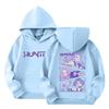Women's Hooded Gradient Printed Long Sleeved Sweatshirt Loose Women's Sweatshirt  Sweatshirt
