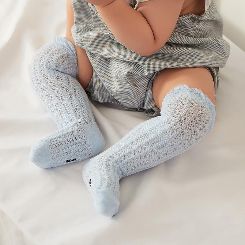 Frühling neue Baby Kniestrümpfe einfarbig Klimaanlagen Anti-Mücken Socken Sommer Baby atmungsaktive Anti-Mücken Strümpfe