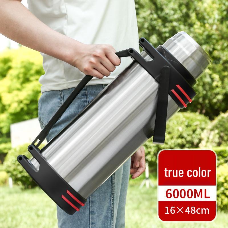 Large Capacity Stainless Steel Thermos for Men and Women - Portable Outdoor Water Bottle for Car and Home Use