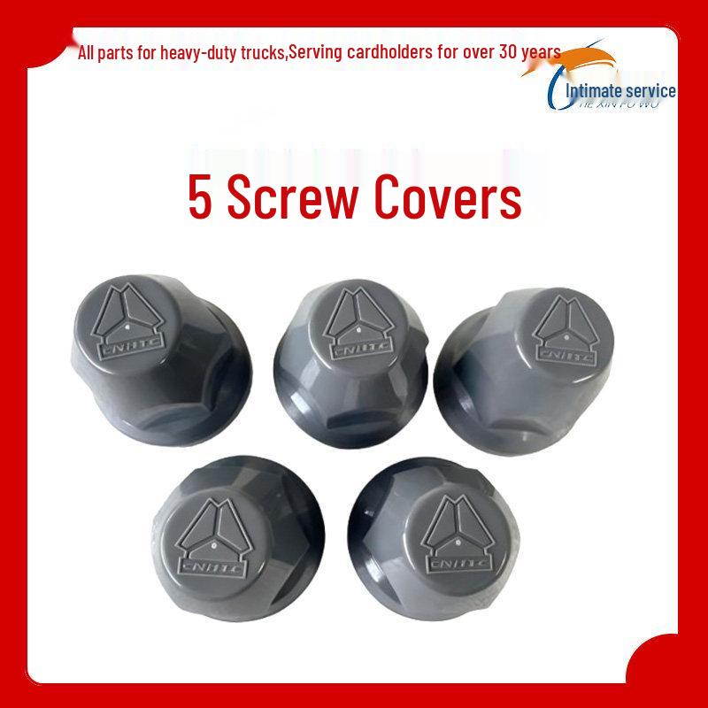 

Suitable Waterproof Cap for HOWO T7H Front Wheel Screw - Plastic Protective Cover for Dump Truck Tire Screw Quality Kit