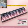 Xiaomi 2025 New Sky Blue Gradient Side Engraved Backlit 134 Mechanical Keycaps PBT Double Shot Original Height for Mechanical Keyboard