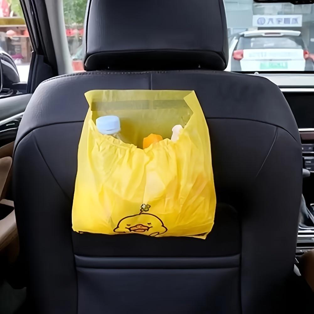 Adhesive Car Trash Bag Disposable Car Interior Hanging Multi-Functional Clean Bag Small Plastic Bag Car Garbage Bin