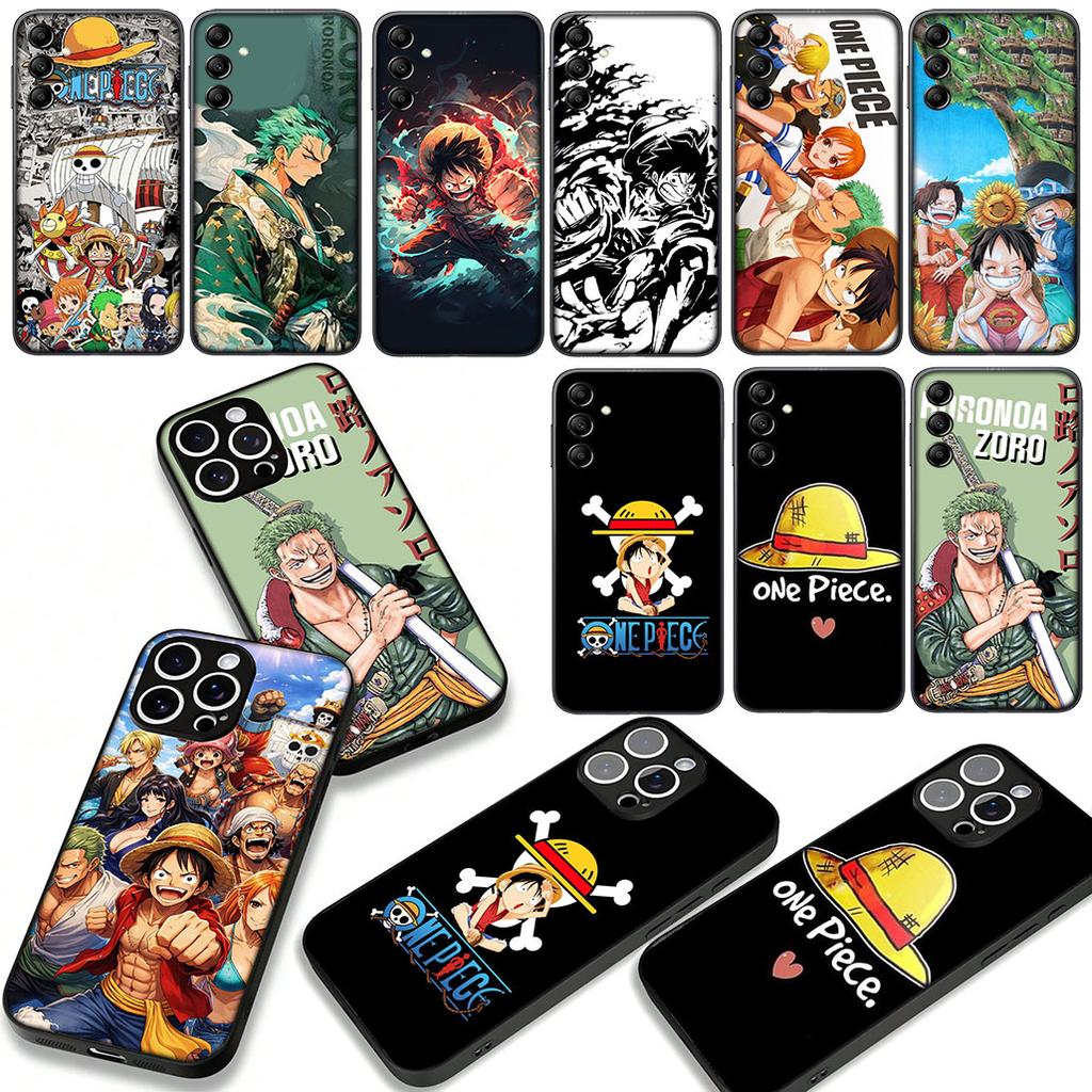 One Roronoa Zoro Pieces Luffy Phone Cover Case for Apple iPhone 17 16 15 11 Pro XS Max XR 6 7 8 Plus + SE 2020 5 16E Casing